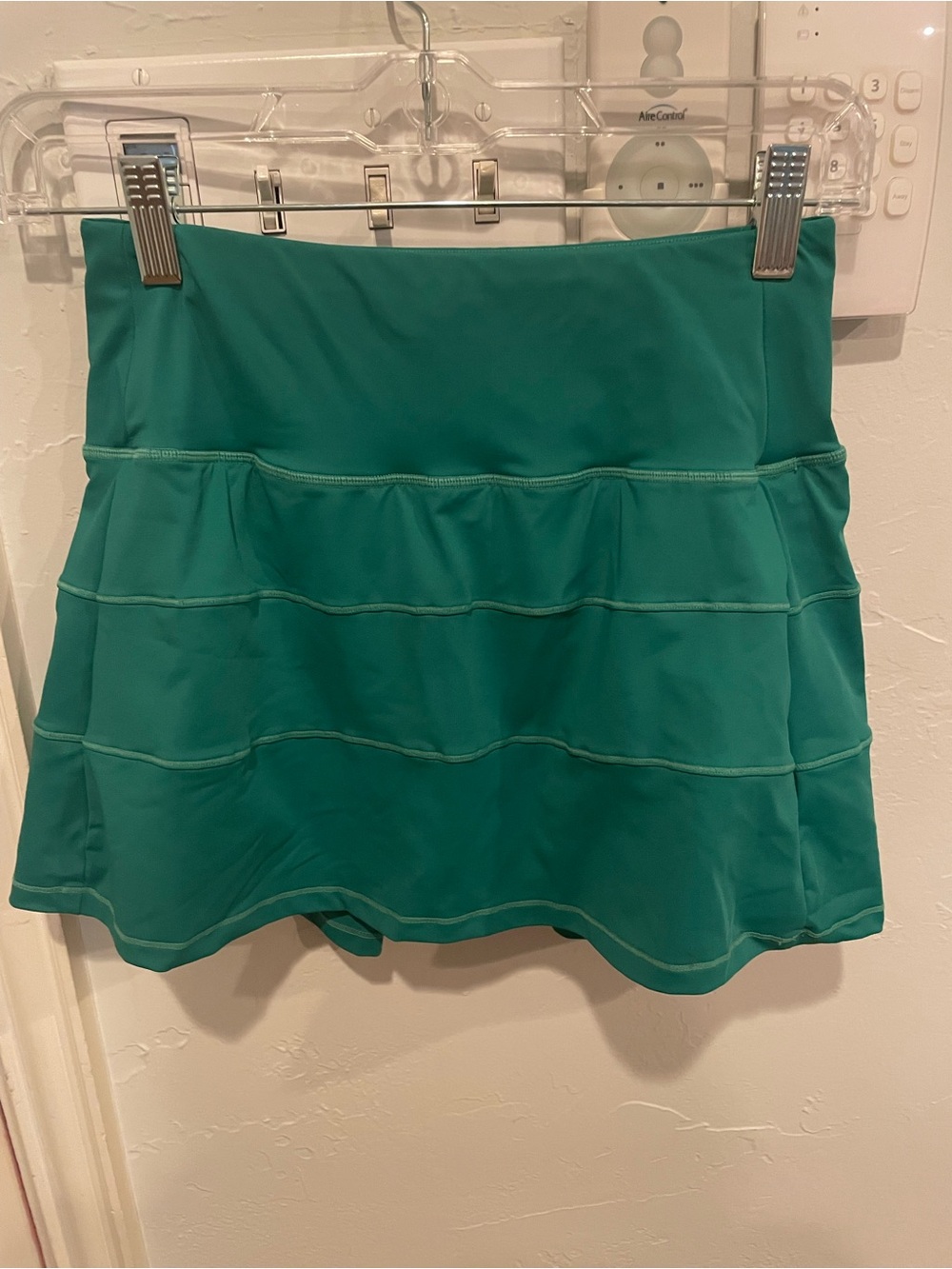 Lululemon Teal Athletic Skort with Tiered Seams